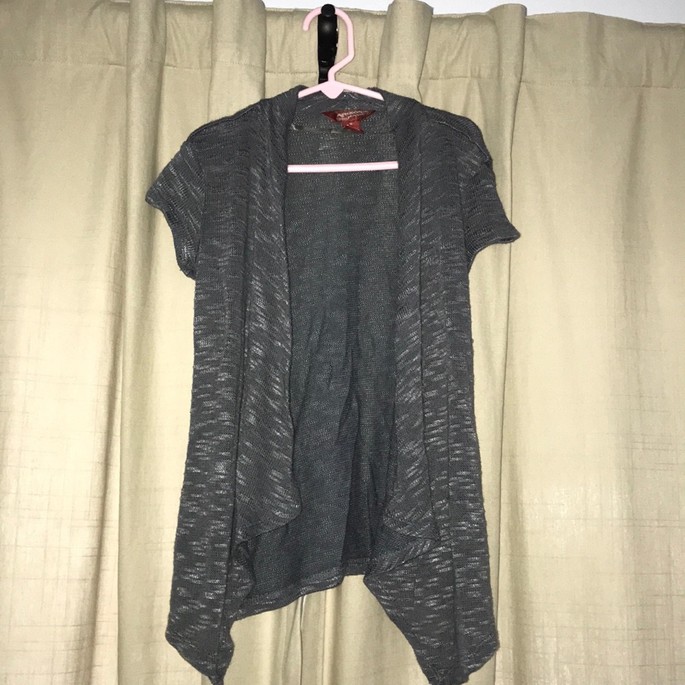 The closest thing I can call this is a gray gilet.